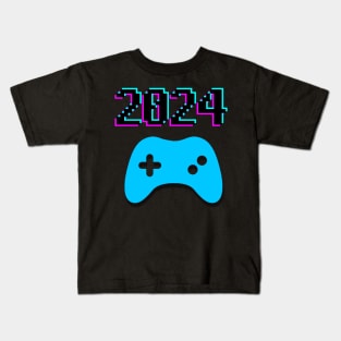 2024 - Gamers - Celebration - New Years - Birthday Kids T-Shirt